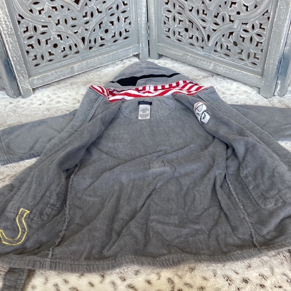 Nautica pirate terrycloth robe boys size 6 beach pool party loungewear coastal - Picture 10 of 12